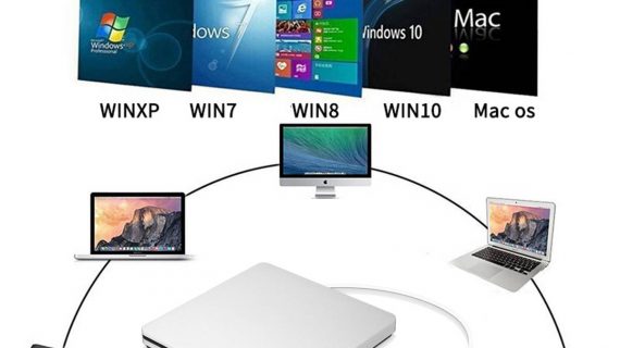 Skanto | Ekstern DVD-opptaker for optiske stasjoner bærbar for MacBook Air