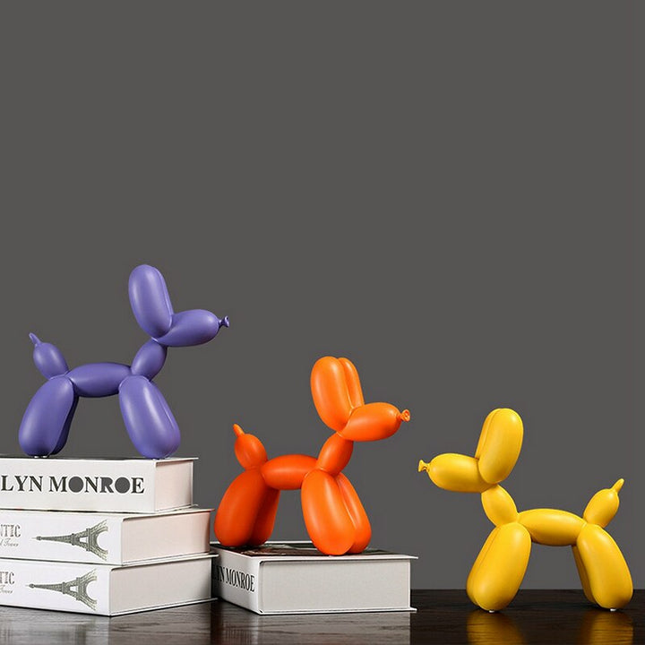 Fargerik Ballonghund Skulptur – Moderne Pynt for Stue og Kontor | Skanto