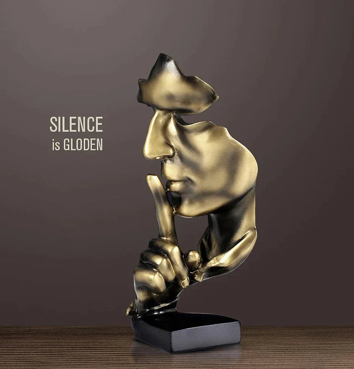 Silent Thinker Abstrakt Ansikt Hjem Dekor | Skanto