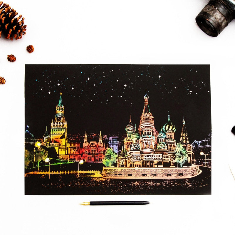 Skanto | Magic Art DIY Skrapemaleri