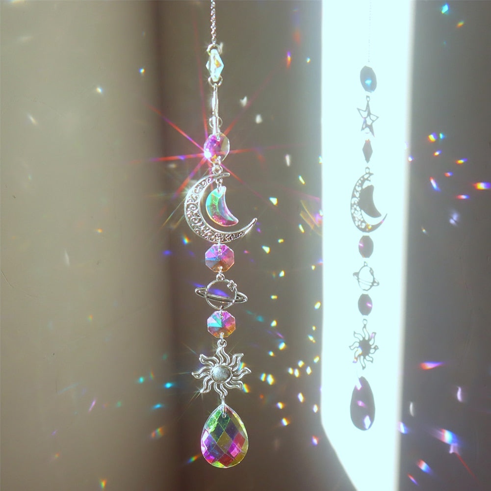 Skanto | Dream Combo Symphony Crystal Vindklokke Måne Sokkfanger