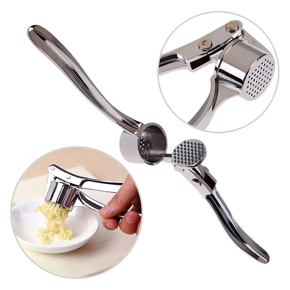 Effortless hvitløkspresse og moser - Premium rustfritt stål design | Skanto
