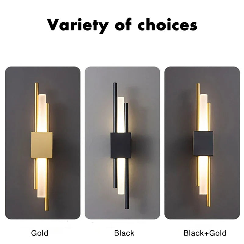 Skanto | Moderne LED Vegglampe: Innendørsbelysning for Hjem, Soverom, Nattbord, Stue, Hotell og Gangdekorasjon