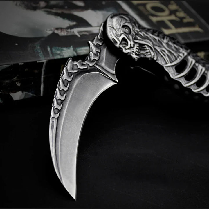 Taktisk Natt Skull Foldbar Lommekniv | Skanto