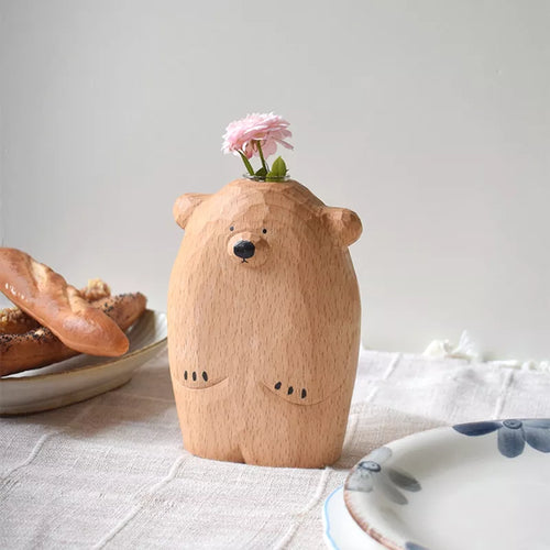 Søt liten bjørn-blomsterpotte | Skanto
