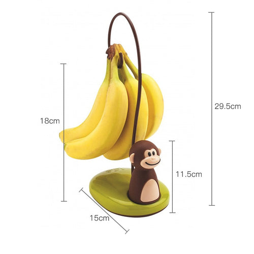 Skanto | Monkey Shape Kjøkken Bananholder Stativ