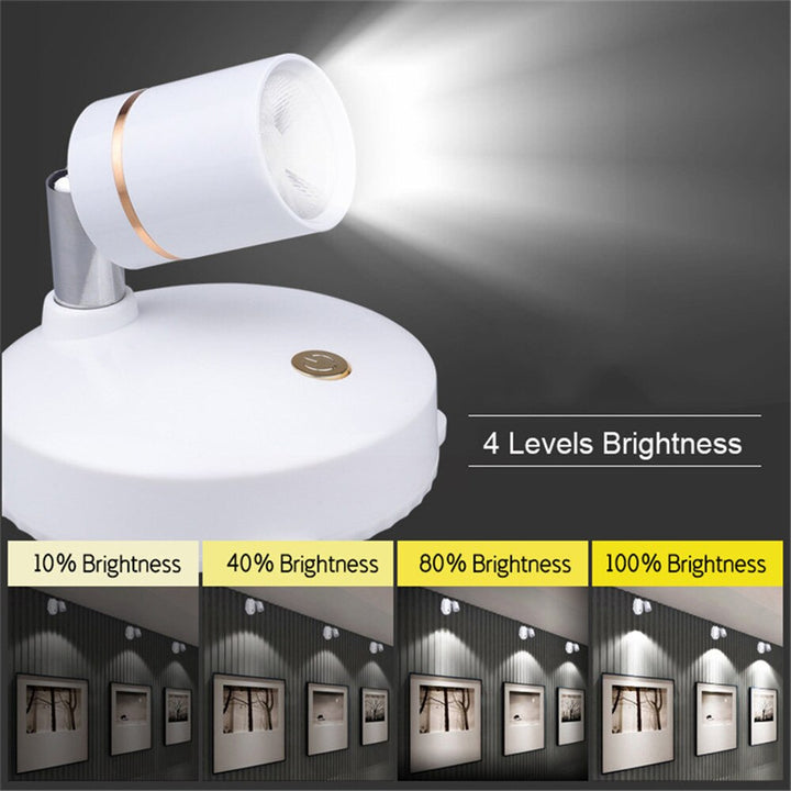Skanto | Smart LED Fjernkontroll Oppladbar Spotlight