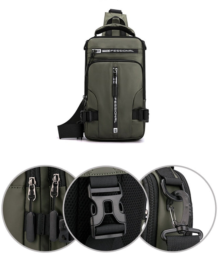 CityTrek Bag - Stilfull vanntett Oxford crossover Skanto