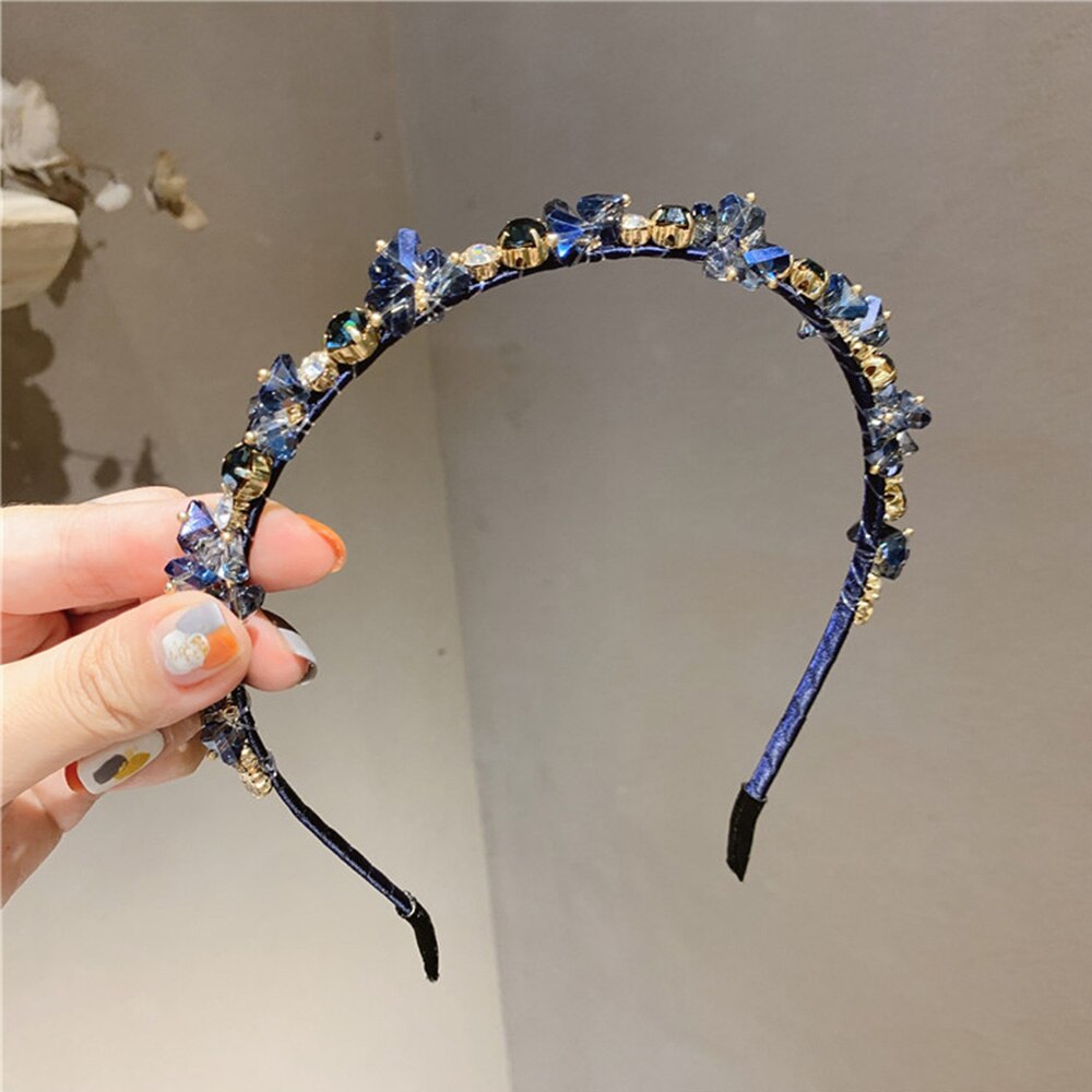 Skanto | Sofistikert Glitrende Rhinestone Krystall Hårbånd