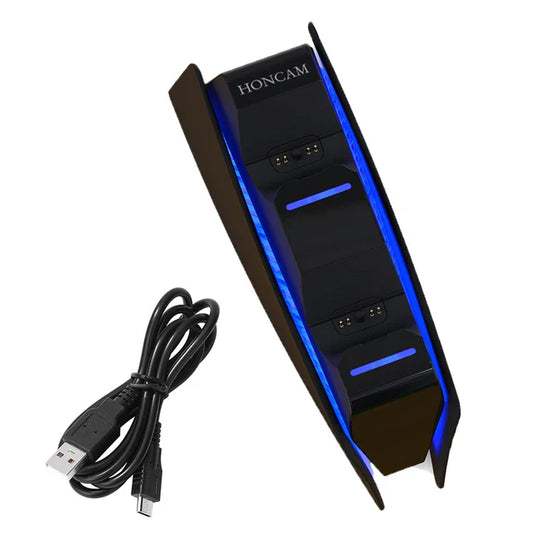 Norvo | Sony PlayStation PS5 Kontroller Lader - Dual Sense Stativ Gamepad Støtteholder Tilbehør