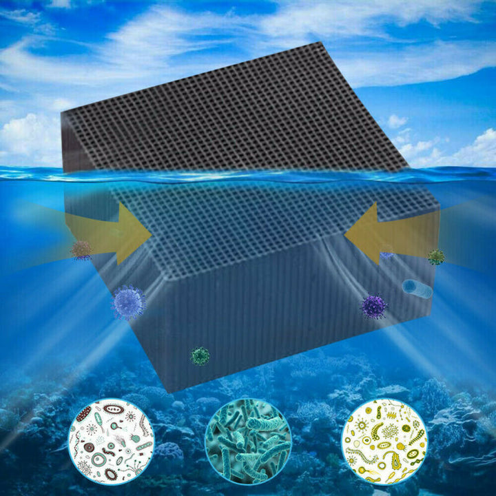 Skanto | Eco-Aquarium Filter Aktivert Karbon Vannrenser Cube