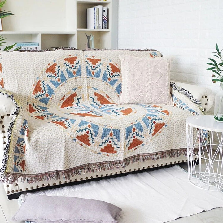 Skanto | Vintage Pumpkin Sofa Cover Blanket