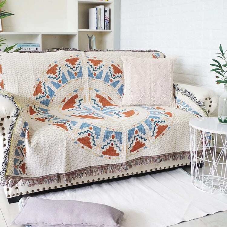 Vintage Pumpkin Sofa Cover Skantoanket | Skanto