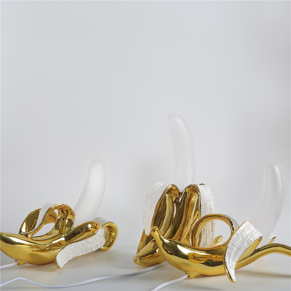 Skanto | GoldenBanana - Elegant Art Deco Bordlampe