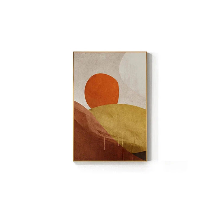 Iøynefallende fargepaletter Moderne abstrakt veggkunst Fin kunst lerretsutskrifter Midtpunkt bilder for urban leilighet Stue kunst for moderne bolig | Skanto