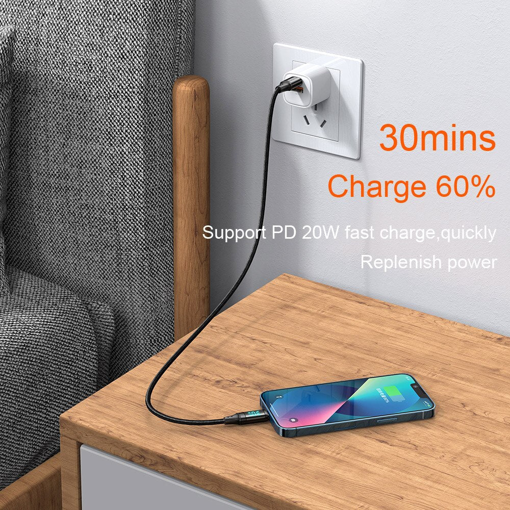 Skanto | Power Display Universal Hurtiglading Telefonkabel