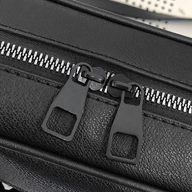 Skanto | Unisex Crossbody Kjede Lær Budveske