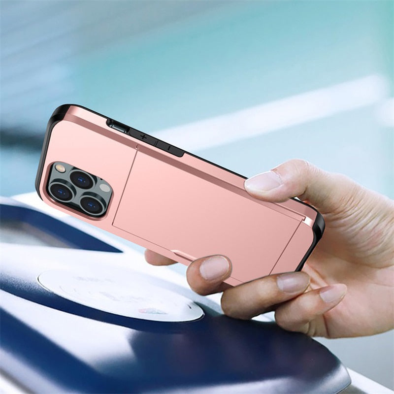 Skanto | Business Armor Slide Wallet iPhone Etui
