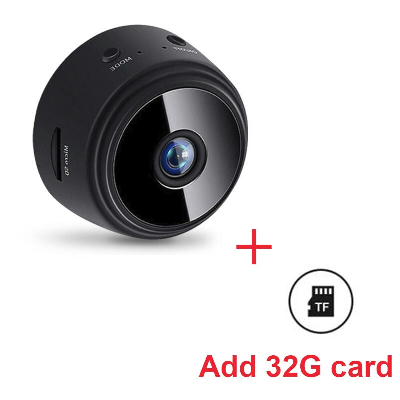 Skanto | A9 Mini kamera 1080p HD kamera Natt versjon Kamera
