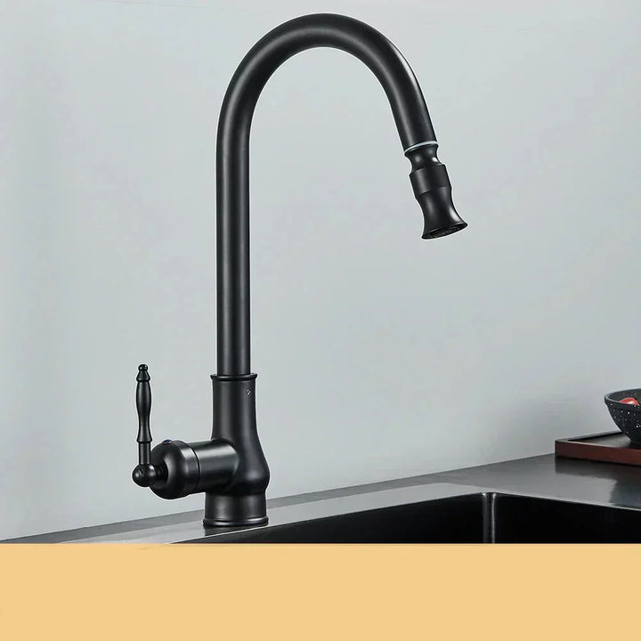 Skanto | VintageTap Antikk Messing Kjøkkenkran – Retro Stil Blandebatteri med Svingtut