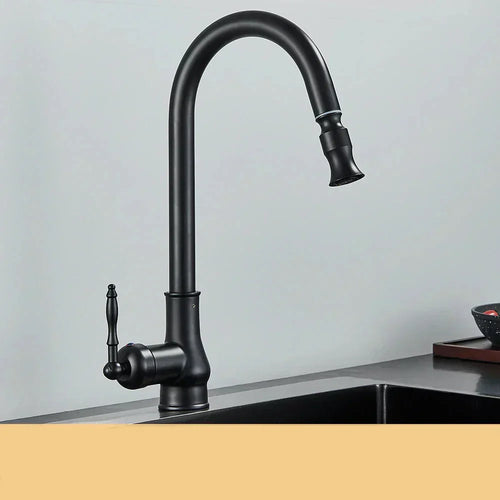Skanto | VintageTap Antikk Messing Kjøkkenkran – Retro Stil Blandebatteri med Svingtut