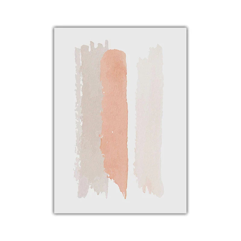 Minimalist Pastel Watercolor Wall Art Canvas Prints Modern Abstract Nordic Pictures for Living Room Bedroom Art Decor | Skanto