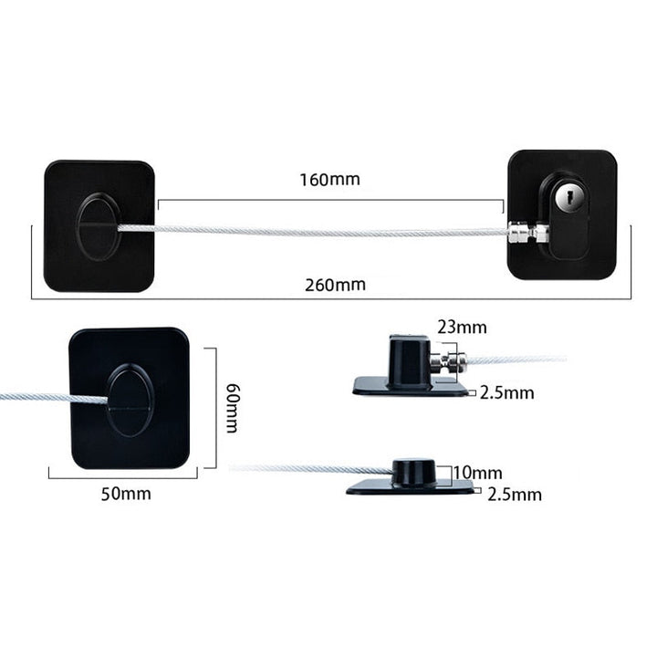 Safe Baby Secure Door Cabinet Lock | Skanto