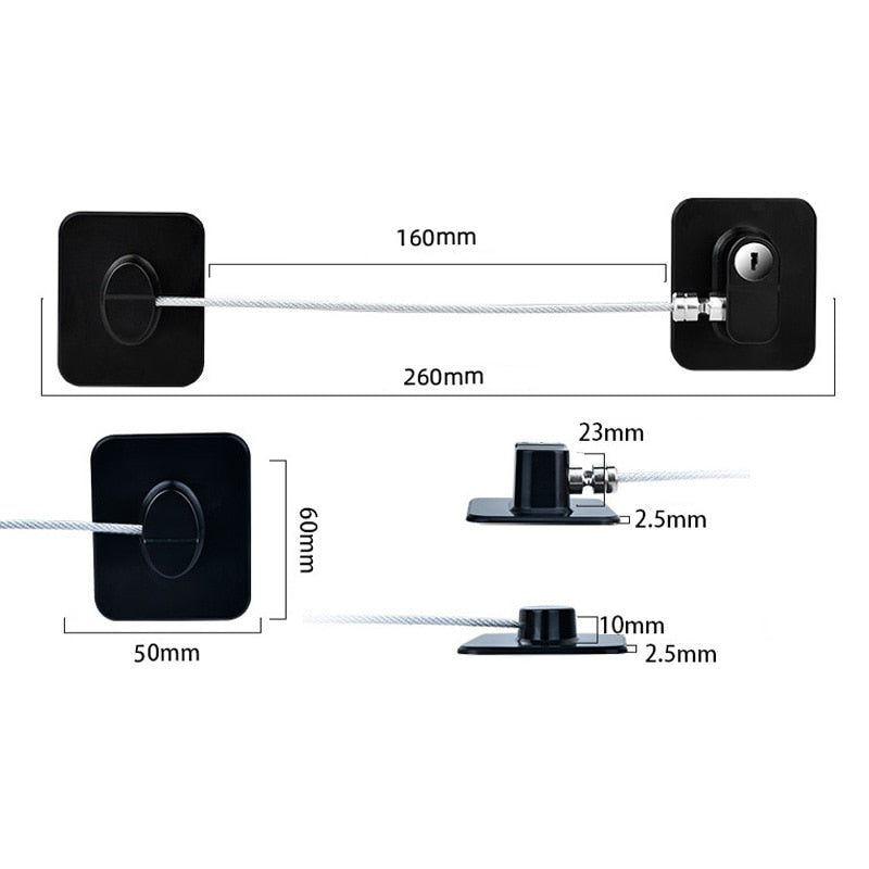Safe Baby Secure Door Cabinet Lock | Skanto