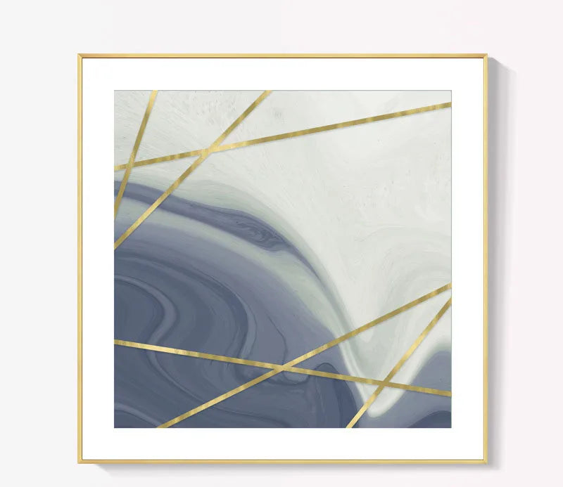 Enkel Minimalistisk Nordisk Abstrakt Kvadratformat Veggkunst Fin Kunst Lærrettrykk Bilder For Stue Soverom Spisestue Dekor | Skanto