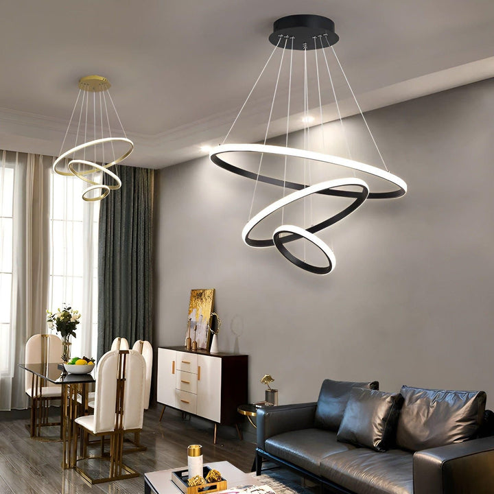 LED-pendellampe med sfærisk design – Moderne og elegant | Ideell for stue eller spisestue