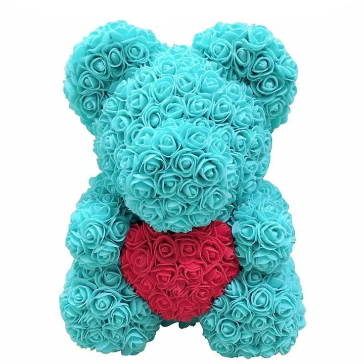Skanto | Rose Teddy Bear with Handmade Foam Roses – 40cm