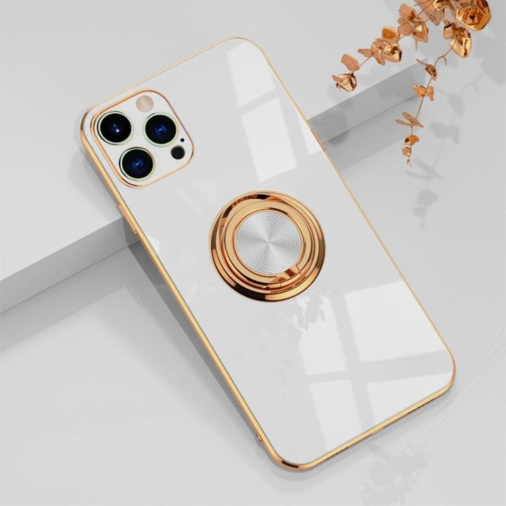 Skanto | iPhone-deksel med metallstativring