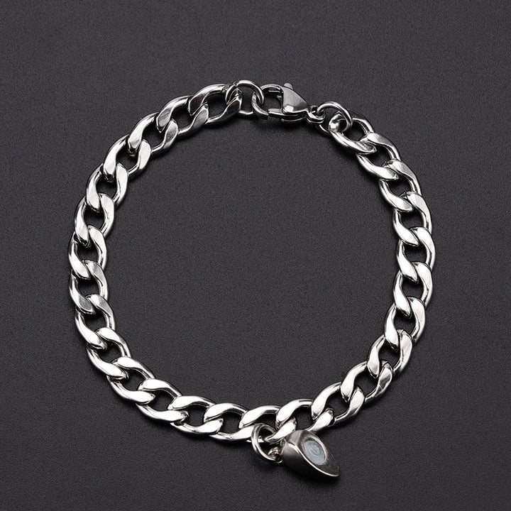Skanto | Hjerteformet Magnet Par Armbånd