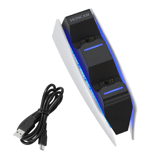 Norvo | Sony PlayStation PS5 Kontroller Lader - Dual Sense Stativ Gamepad Støtteholder Tilbehør