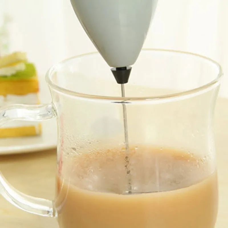 Skanto | Trådløs elektrisk melkeskummer & kaffemikser: Mini-stasjonærmikser for cappuccino, matlaging og mer!