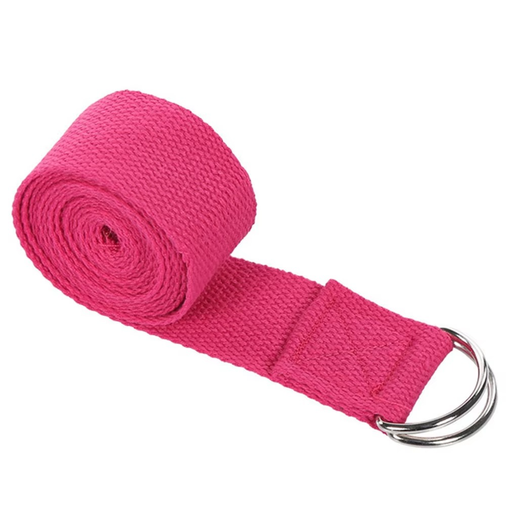 Skanto | Premium bomull yoga stropp med justerbar D-ring spenne for stretching og pilates