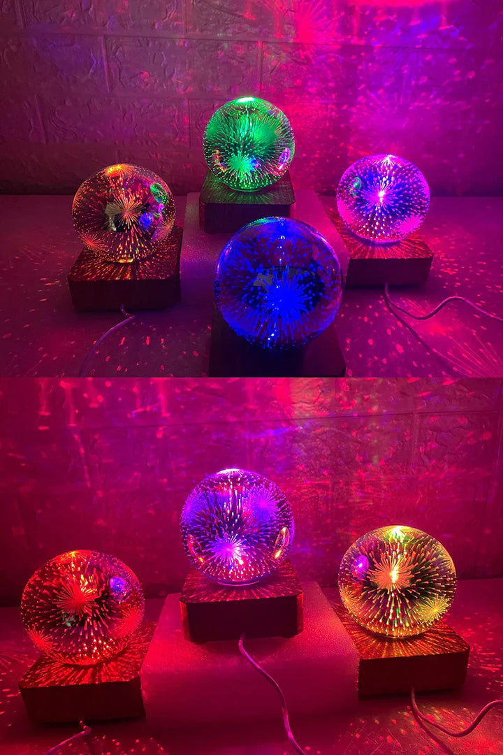 Skanto | LumiNova 3D Nattlys | Fargeforandrende Stjernehimmel Lampe | USB LED Dekorativ Lys | For Soverom & Gaveideer