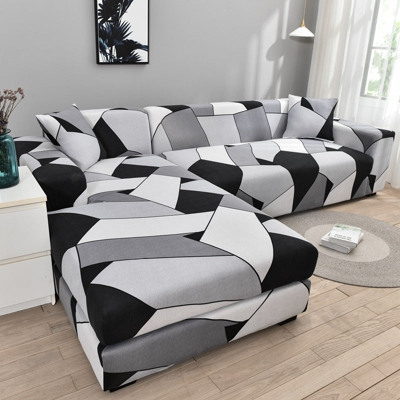 Moderne Antiskli Fargerik Elastisk Sofatrekk | Skanto