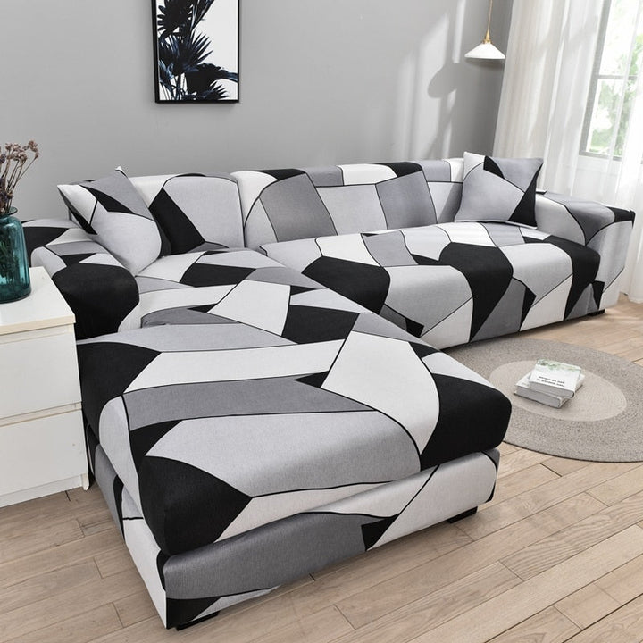 Moderne Antiskli Fargerik Elastisk Sofatrekk | Skanto