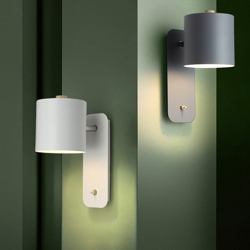 Skanto | Frendor - Moderne LED Vegglamper med Bryter Innendørs Hjemmedekor Lys