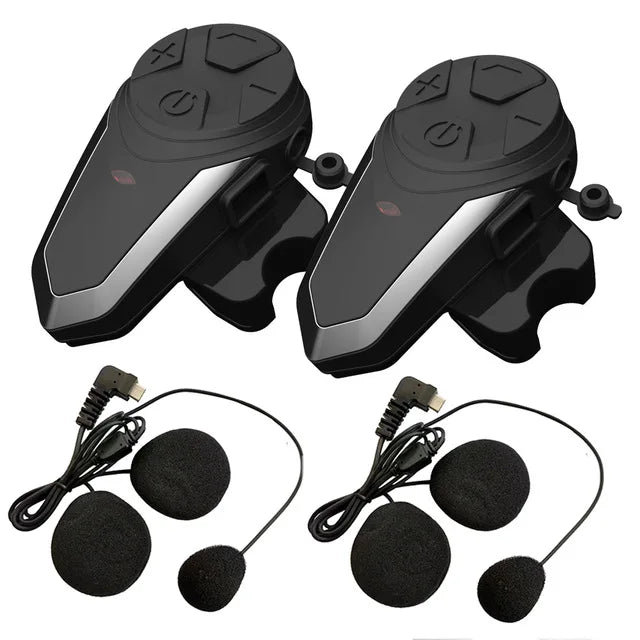 Skanto | Motorsykkelhjelm Bluetooth Intercom med FM & 1000m rekkevidde – RoadLink S3