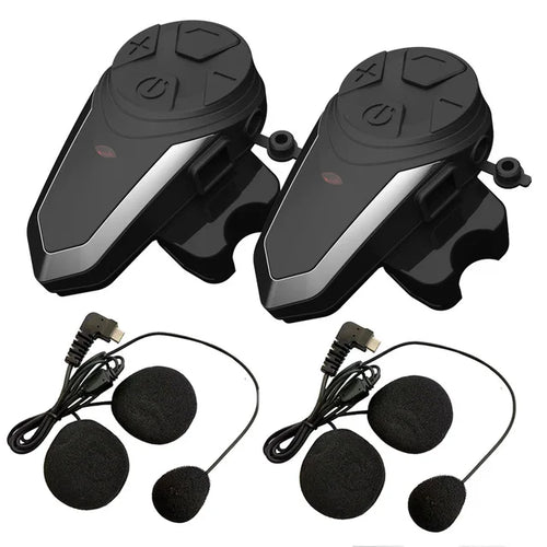 Skanto | Motorsykkelhjelm Bluetooth Intercom med FM & 1000m rekkevidde – RoadLink S3