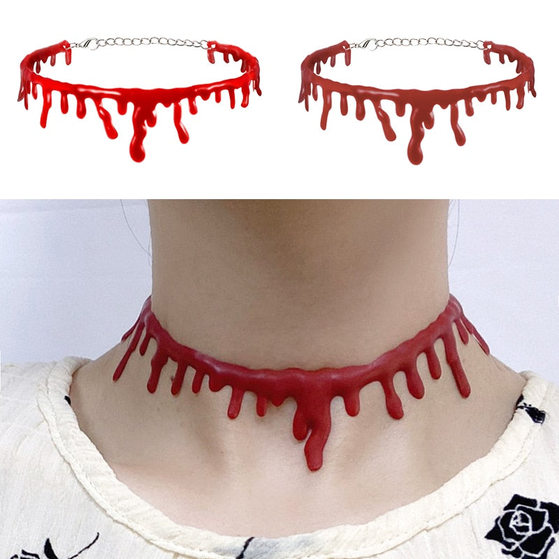 Skanto | Fake Blood Drip Halloween Halskjeder