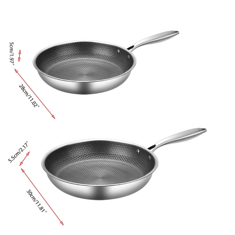 CookPro | Stekpanne i rustfritt stål med non-stick belegg