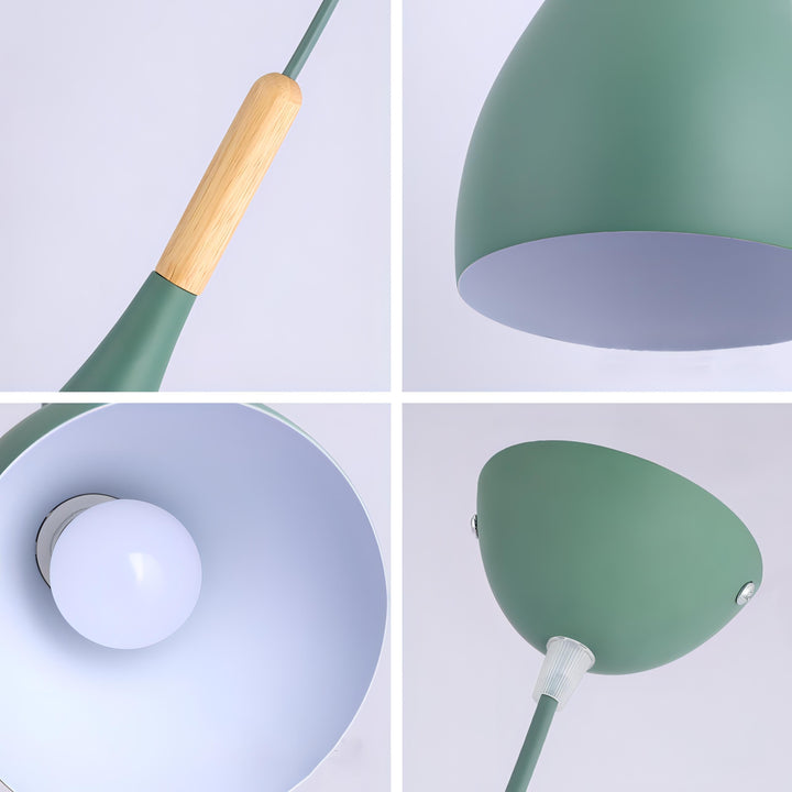 Skanto | Talon - Moderne dråpeformet tre pendellampe Skandinavisk taklampe