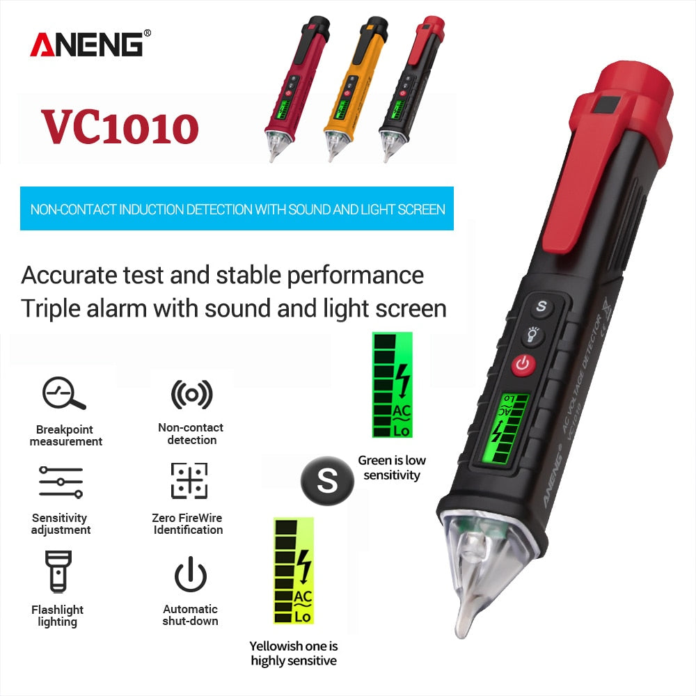 Skanto | Digital AC DC Spenning Detektorer Tester Penn