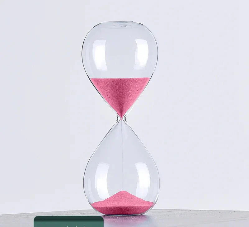 Skanto | Glass Sand Timer | Stilfull Dekorasjon med 5/10/30/60 Minutters Indikasjon