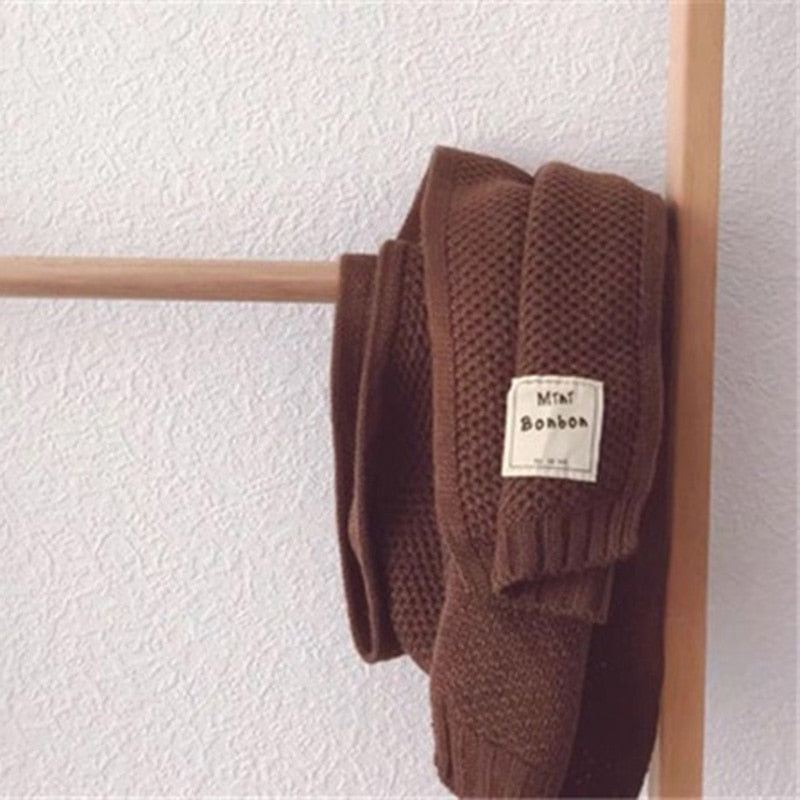 Norvo | Barne Strikket Skjerf – Mykt og Varmende Skjerf i Tidløst Design