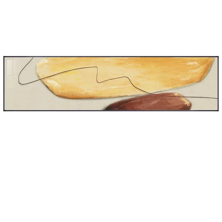 Modern Color Shape & Line Abstract Wall Art Fine Art Canvas Print Wide Format Pictures For Bedroom Above Bed Art For Above Sofa | Skanto