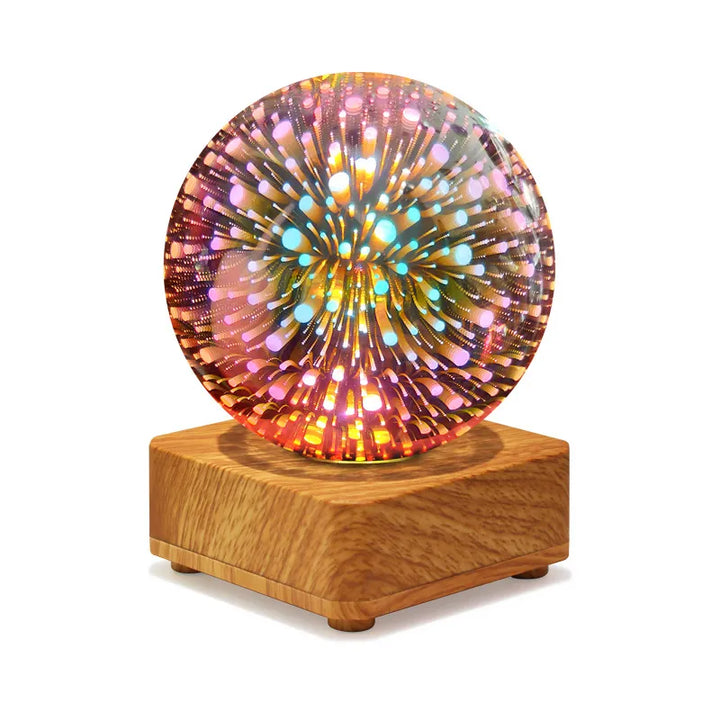 Skanto | LumiNova 3D Nattlys | Fargeforandrende Stjernehimmel Lampe | USB LED Dekorativ Lys | For Soverom & Gaveideer